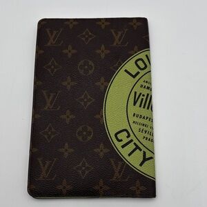 Louis Vuitton Brown and Green Monogram Travel Cover